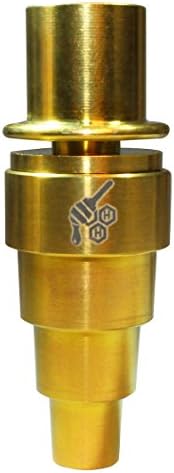 Titanium E Barrel 6-in-1 Male/ Female 10/14/18 (Gold 16mm)