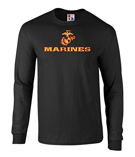 US Marines Long Sleeve Officially Licensed T Shirt