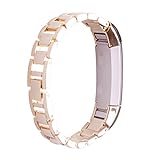 Fitbit Alta Band, Newest Premium Replacement Accessory Metal Watch Bands Bracelet Strap for Fitbit Alta (No Tracker) (Gold)