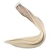 Fshine Tape in Hair Extensions Human Hair 14 Inch Tape in Real Hair Extensions Color 1B Fading to 6 and 27 Honey Blonde 20 Pcs 50 Gram Invisible Tape Hair Extensions