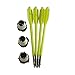 JIEXI HWYP 4 Fishing Bolts for 50 to 130 Pounds Crossbow & 3 Fishing Line Wheel Pack of 1 (Yellow)
