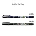 Tombow Fudenosuke Brush Pens Set: Soft Tip (GCD-111) & Hard Tip (GCD-112), Black, 2 Pens Set, For Precision Drawing, Sketch Notes & Calligraphy| Flexible Core for Adjustable Pressure & Fast-Drying Ink