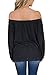 EZBELLE Women's Off The Shoulder Tops Long Sleeve/ Short Sleeve Button Down Shirts Tunic Blouse