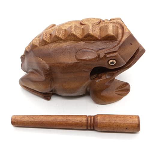 Wooden Frog Rasp Musical instruments of Africa Frog Rasp Super Guiro (6
