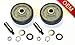 PS1570070 - (2PACK) 2 NEW CLOTHES DRYER COMPLETE DRUM SUPPORT ROLLER KIT ASSEMBLY WITH WASHERS AND SHAFT FOR MAYTAG WHIRLPOOL AND MORE