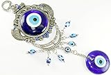 Carp Fish Turkish Blue Evil Eye Amulet Wall Hanging Protection Home Decor Blessing Gift US Seller (GP9632)