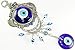 Carp Fish Turkish Blue Evil Eye Amulet Wall Hanging Protection Home Decor Blessing Gift US Seller (GP9632)