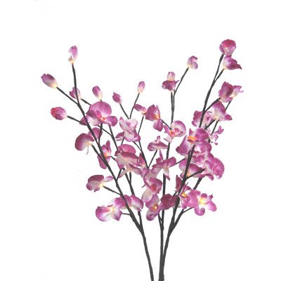Creative Motion Lighted Orchid Flowers with Adapter