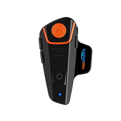 Fodsports BT-S2 1000M Bluetooth Motorcycle Intercom Motorcycle Helmet speakers Interphone Bluetootth Headset communication Great for Motorcycling/ Skiing (Up to 2 or 3 Riders,2.5mmAudio )