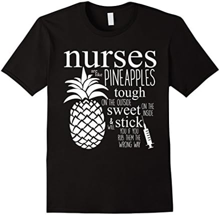 Mens Nurses - Pineapple 2XL Black