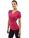 PattyBoutik Women's Puffed Short Sleeve Faux Wrap Top
