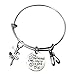 Infinity Collection Dance Bracelet, She Believed She Could So She Did Charm Jewelry, Dance Recital Gifts, Dancing Gifts for Teens, Ballet Bracelet