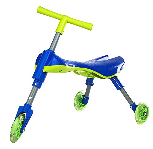 Zoom Bike® Kids Trike for Indoor and Outdoor Use / Foldable and Lightweight - Non-Scratch Wheels - No Setup Needed!