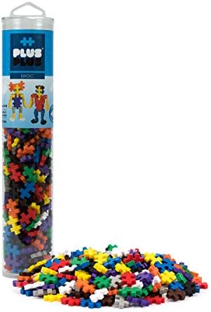 Plus Plus Open Play Tube 240 Piece Basic Color Mix Construction Building Stem Steam Toy Interlocking Mini Puzzle Blocks For Kids