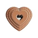 Nordic Ware Tiered Heart Bundt, Bronze