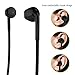 JoyValley sfegs Wireless Bluetooth 4.1 Anti Winding Earphones with Mic Hands Free Calling and Siri Control Use for iPhone Samsung GALAXY and Sony Xperia – Black