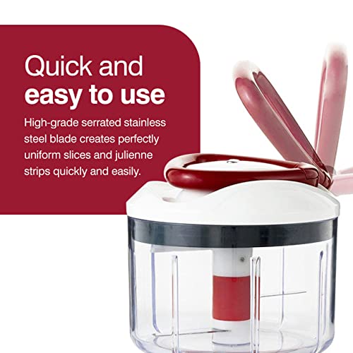 ZYLISS Easy Pull Food Chopper and Manual Food Processor Vegetable