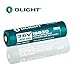Olight Battery 3600mAh 3.6V 12.9Wh Protected 18650 Rechargeable Li-ion Batteries 2 in Pack with Skyben Battery Case Designed for Olight M22 M21X M20S S20 M18 SR51 Nitecore TM26 TM16 P12 SRT7 PD35 PD32