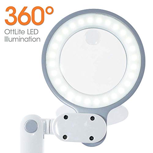 "OttLite Space Saving LED Magnifier Desk Lamp" - Image 5