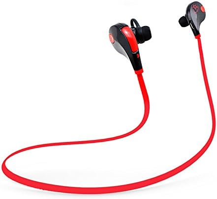 Red Start Tec Bluetooth Earbuds Wireless Stereo Headphones for Iphone 6/6S, Samsung Galaxy S5 S6 Note 4,5 Smartphones