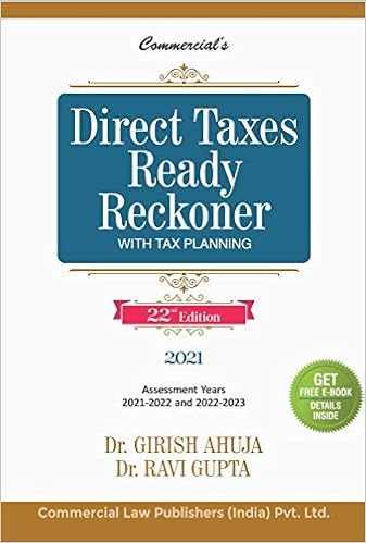 Direct Tax Ready reckoner