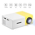 Fosa Mini Projector Portable 1080P LED Projector for iPhone Android Smartphone HDMI Devices Home Cinema Theater Great Gift Pocket Video Projector for Party Game and Outside Camping