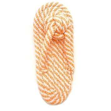 Sri Durable Cotton Ropes Slippers Teething Chew Toy For Pet Dog (Orange)