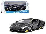 NEW 1:18 W/B MAISTO SPECIAL EDITION COLLECTION - GRAY LAMBORGHINI CENTENARIO Diecast Model Car By Maisto