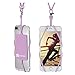 Gear Beast Cell Phone Lanyard - Universal Neck Phone Holder w/Card Pocket and Silicone Neck Strap - Compatible with Most Smartphones, Pink Lavender