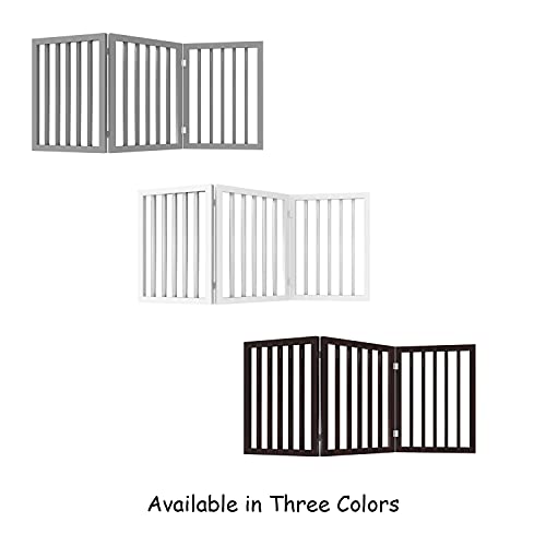 PETMAKER Dog Gate for Doorways, Stairs or House Freestanding, Folding