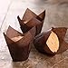 Tulip Baking Cupcake Liners: 100 Liner Count Cupcake and Muffin Wrappers (Brown)