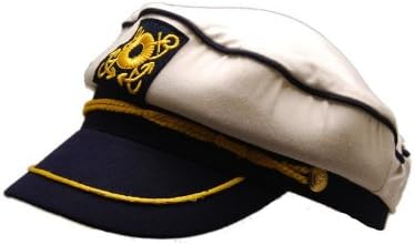 Cappello Da * Cappello Nautico Cappello Da * Regolabile Costume Da * * Yacht Cappello Da Ammiraglio Della Marina - Foto 5