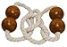 AndEssentials Curtain Tiebacks Magnetic - Set of 2 Nautical Coastal Theme Magnetic Tiebacks for Curtains | Home Décor for Beach Homes, Indoor Room, Outdoor Patio, Pool Deck | Drapery Holdbacks 2 Pack
