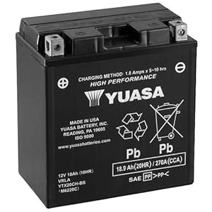 Batteria YUASA ytx20ch-bs BS, 12 V/18ah (dimensioni: 150 X 87 X 161) per Honda XL1000 V Varadero anno di costruzione 2005
