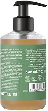Urtekram Hand Wash Wild Lemongrass Vegan Organic Natural 300ml view 2