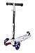 Scooter for Kids - EEDan 3 Wheel T-bar Adjustable Height handle Kick Scooters with Max Glider Deluxe PU Flashing Wheels Wide Deck for Children from 2 to 14 Year-Old