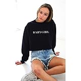 YITAN Women's O Neck Funny Sweatshirt