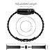 Oittm Stainless Steel Replacement Band for Apple Watch Series 4 (44mm), Modern Exquisite, Bright Black, 42mm, Waterproof, Adjustable, Sports, Premium Quality, Jubilee Style, Butterfly Clasp
