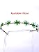 eBoot 6 Pieces Colorful Flower Headband Wreath Floral Crown Garland Headbands with Adjusting Ribbon for Festival Celebration Party