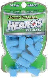 HEAROS Xtreme Protection Earplugs 33 Noise Reduction 14 Pairs Ear Protection view 2