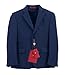Gioberti Boy's Formal 3 Piece Suit Set, Royal Blue, Size 12