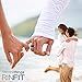 Rinfit Silicone Rings for Men - Silicone Wedding Bands Sets for Him - 4Love Collection Rubber Wedding Rings - Patented Design - SetT, Size 8