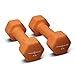 Fitness Republic Neoprene Workout Dumbbells 5 Pairs (2,4,6,8,10)LB + 5 Tier Rack- Non Slip, Anti Roll Exercise & Fitness Dumbbells Combo - 2.00MM Thick Rack with 230 LB Capacity - Ideal for Home and