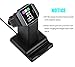 Aresh Compatible with Fitbit Ionic Charger, 3.9 feet Cable Cradle Holder USB Charging Dock Station Cable Compatible Fitbit Ionic Smartwatch, Stand for Mobile Phone(NOT Work with Ionic case) (Black)