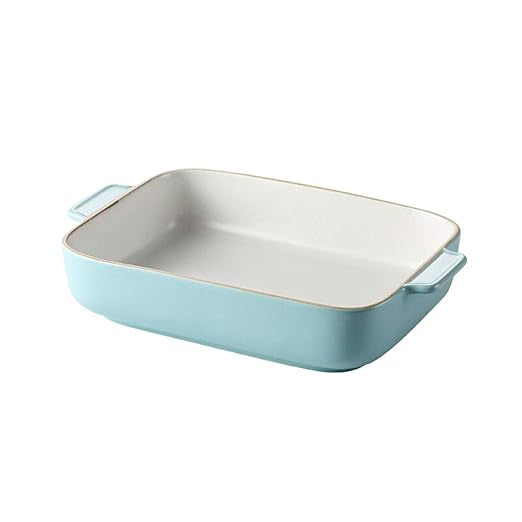 Nordic Rectangular Antiadherente Bandeja de cerámica Hornear Horno ...