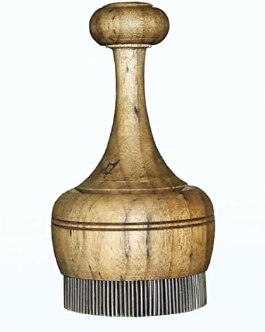 TRADITIONAL UZBEK WOODEN HANDMADE STAMP CHEKICH FOR BREAD NON T1138