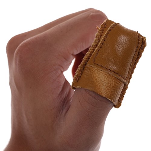 3 Pack Leather Coin Thimble Comfortable Thimble With Metal Tip DIY Sewing Tool Handmade Needlework Thimble Cover By DINGJIN