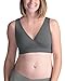 Kindred Bravely French Terry Racerback Busty Nursing Sleep Bra for E, F, G, H, I Cup | Maternity Bra for Breastfeeding (XX-Large-Busty, Grey)