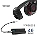 Conambo Bluetooth Adapter for 3.5mm Headphones, Wireless Audio Receiver Headphone Adapter for Beats, with Collar Clip Design and Built-in Microphonethumb 2