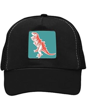 Unisex Orange Dinosaur Adjustable Classic Hiphop Hat Baseball Cap Snapback Dad Hat